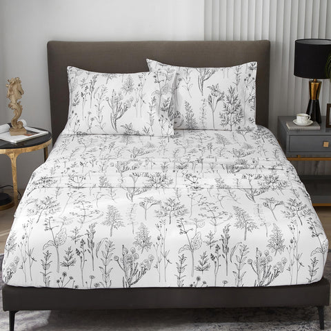 HYPREST microfiber soft-touch closeup emphasizes serene bedtime feel.