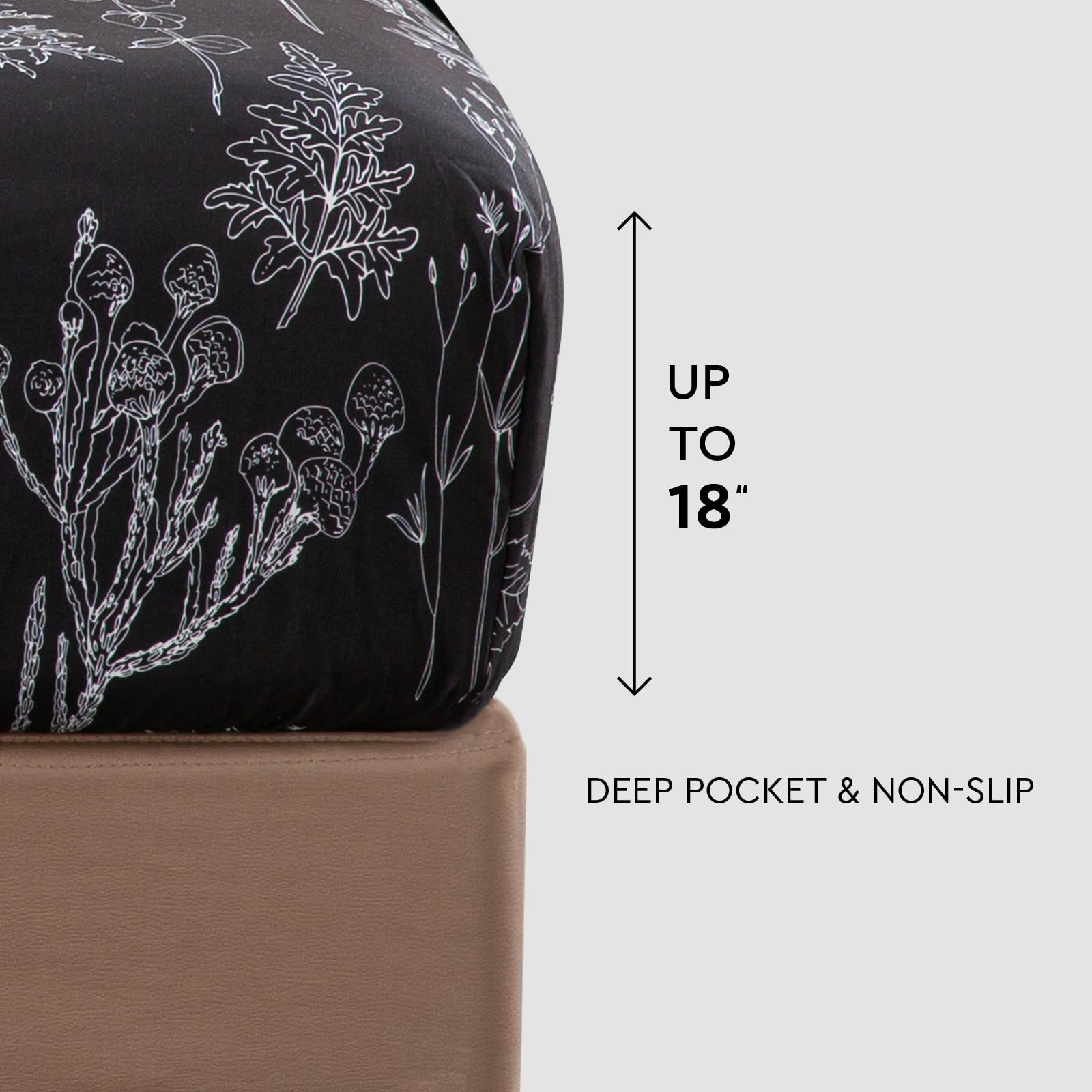 HYPREST Microfiber sheets feel smooth and wrinkle-free for easy upkeep.
