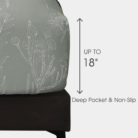 HYPREST microfiber fabric close-up shows soft, smooth texture.