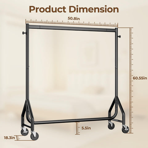 HYSEYY boutique display ready rack in showroom setting