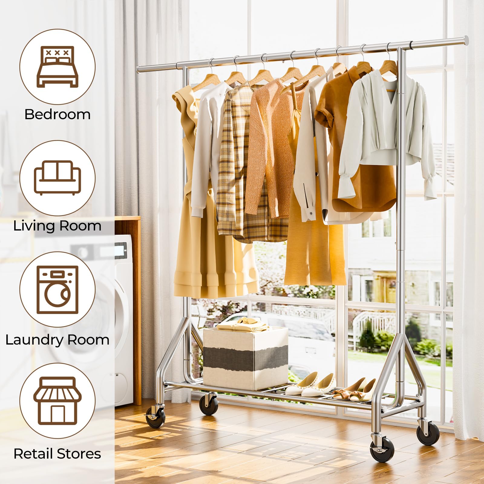 HYSEYY assembly with snap design simplifies setup without tools.