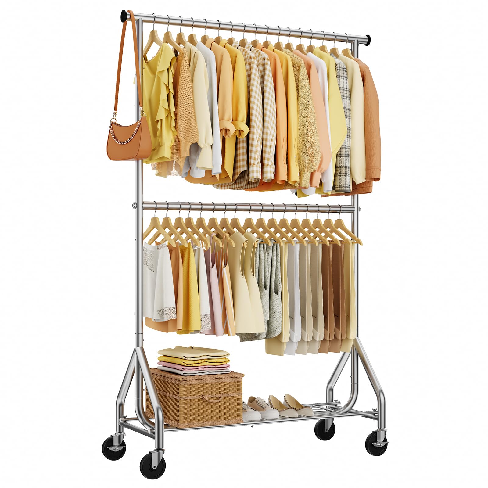 HYSEYY heavy-duty rack during assembly for fast setup in small spaces.