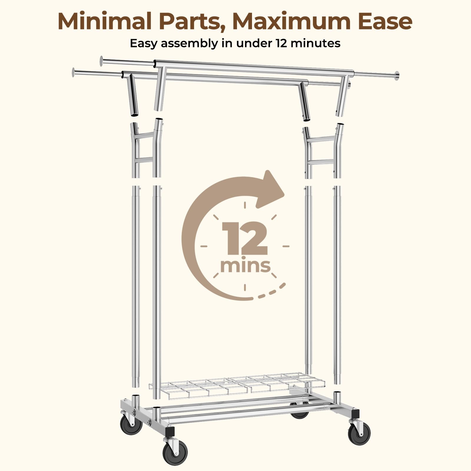 HYSEYY easy-assembly design allows setup in minutes.