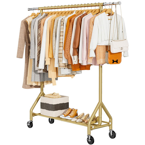 HYSEYY heavy-duty clothes rack for durable storage