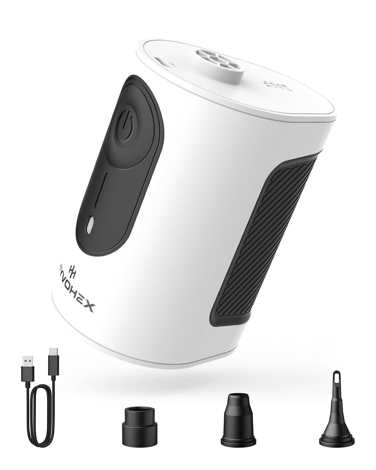HYVOHEX portable air pump with compact design inflates pool floats quickly