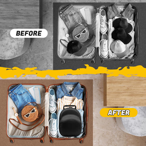HZJYW travel hat case holds up to six hats for organization.