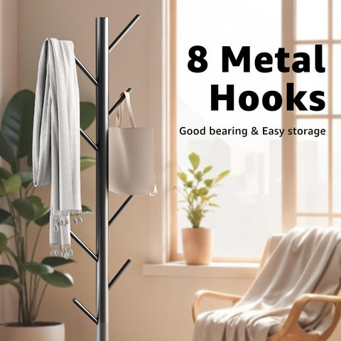 HzTinT adjustable-height rack adapts from 39 to 70 inches for any user.