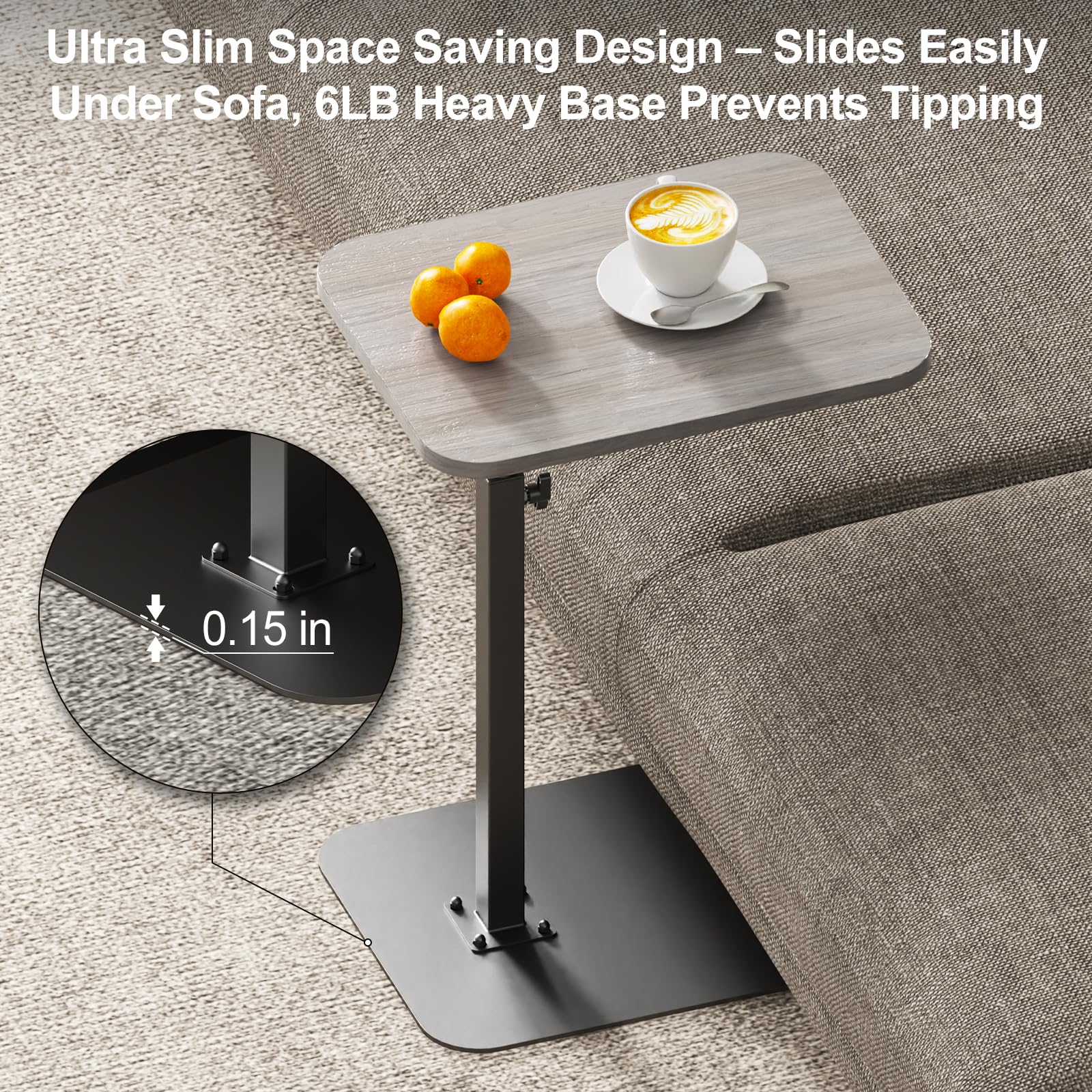 HzTinT hztint-swivel-360-degree-table enables flexible positioning for any chair.