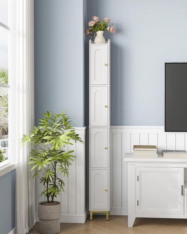 Hzuaneri adjustable shelves maximize organization in small spaces.