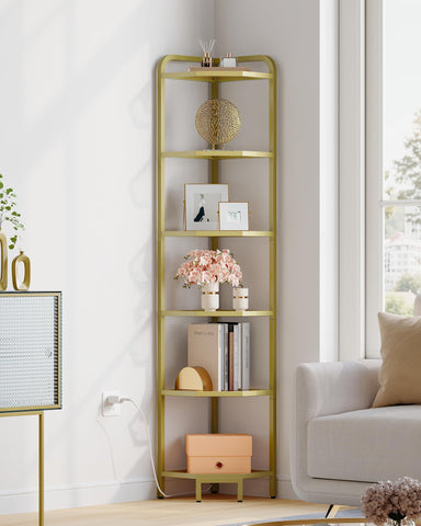 Sturdy steel frame with anti-tip kit ensures stable placement.