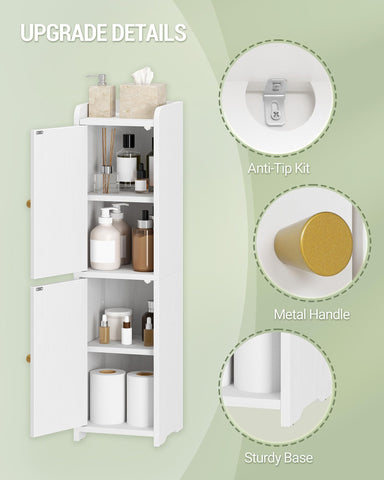 Hzuaneri anti-tip kit improves cabinet stability.
