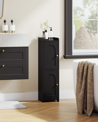 Hzuaneri corner cabinet with adjustable shelves for versatile storage