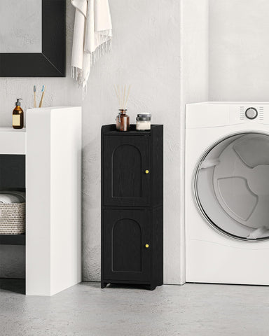 Hzuaneri cabinet with adjustable shelves adapts to different sizes.