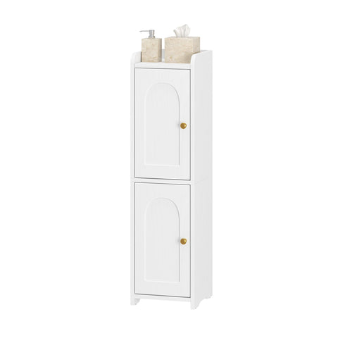 Hzuaneri compact corner cabinet maximizes small-space storage.