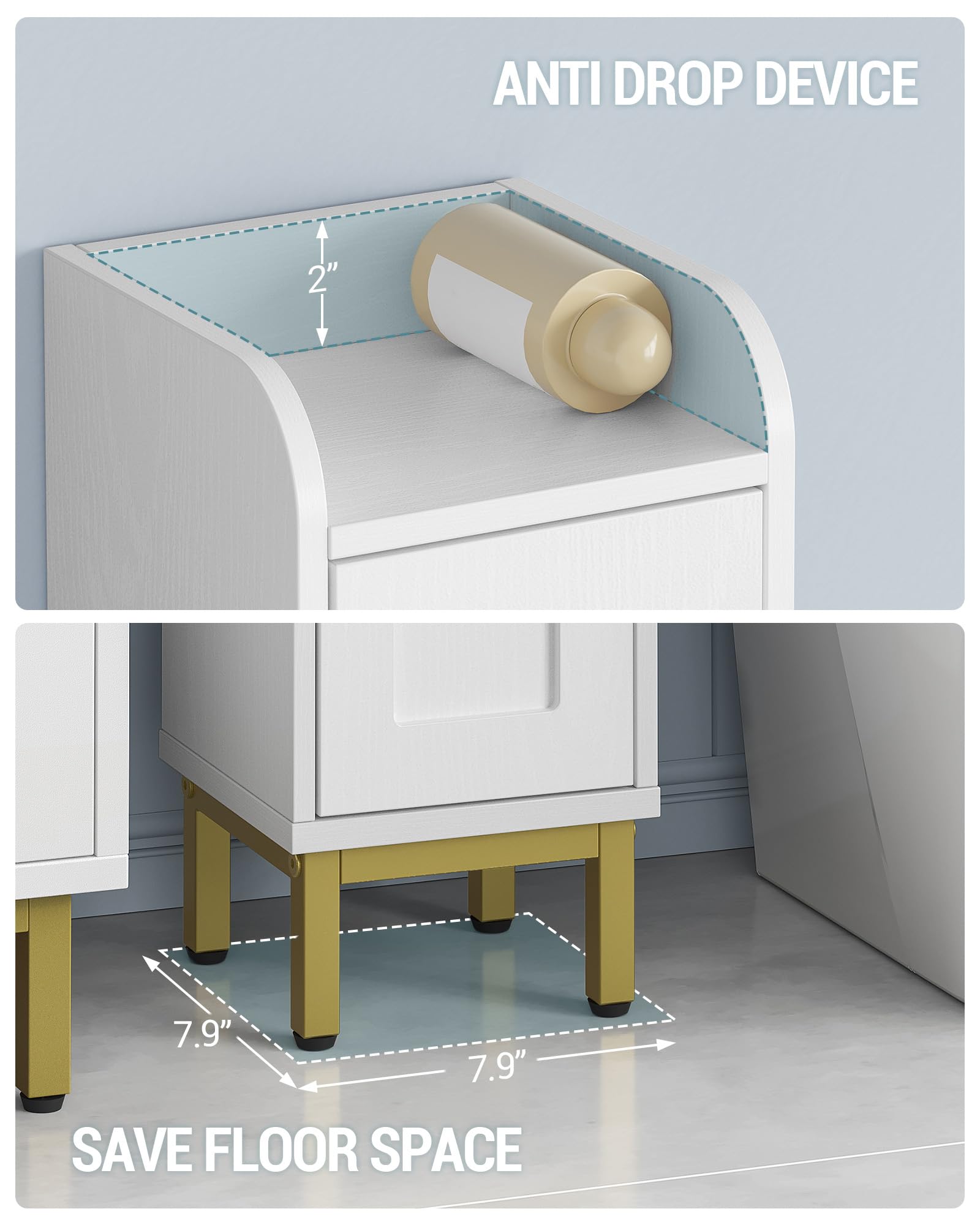 Hzuaneri compact cabinet ideal for kitchen and laundry storage.
