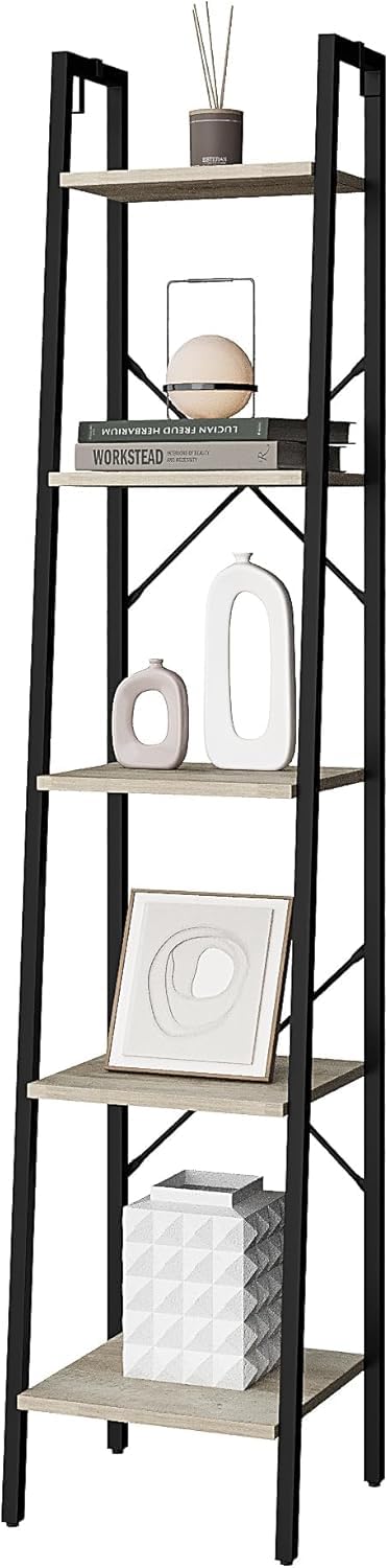 Hzuaneri ladder shelf with two hooks offering convenient hanging storage