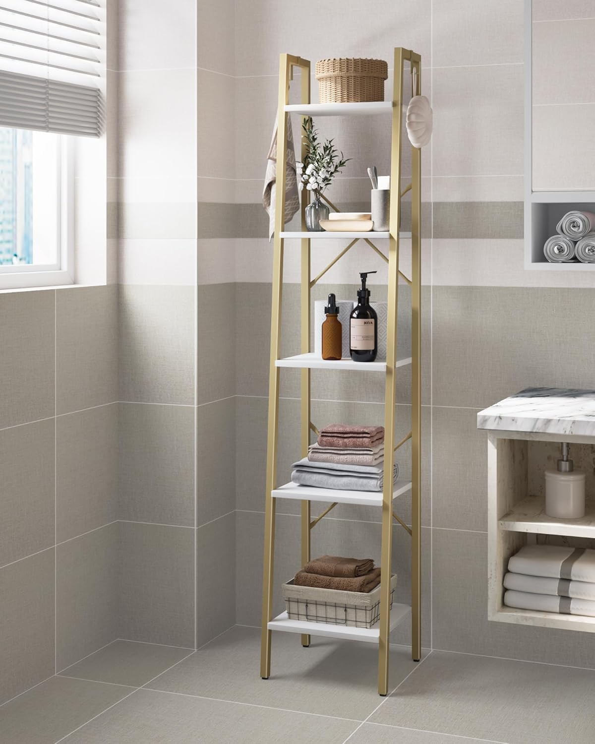 63 inches tall for vertical storage without crowding.