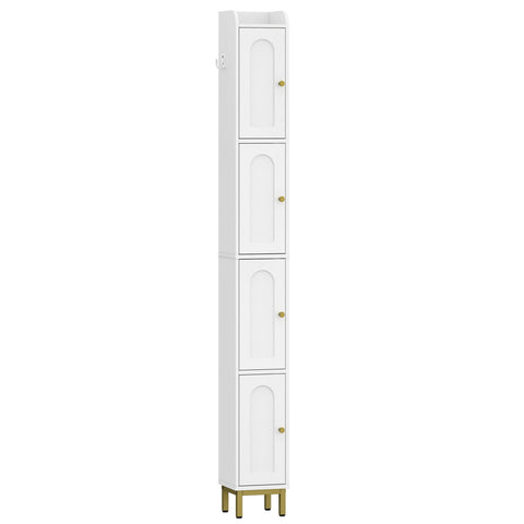 Hzuaneri space-saving tall storage unit fits tight corridors.