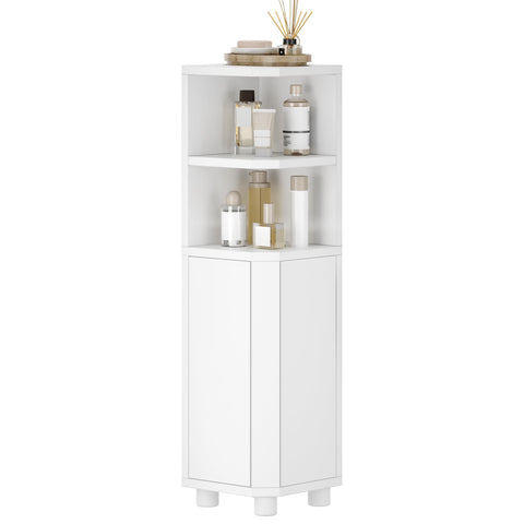 Hzuaneri storage towels and toiletries stay tidy with partitioned shelves.