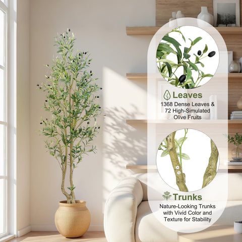 HZXGCP Leaves density 1296 for a lush indoor look.