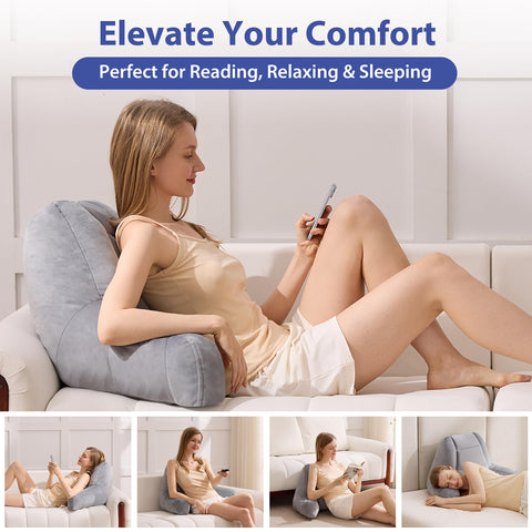 IASEAHK Reading Pillow available in 18, 20, and 24-inch sizes.