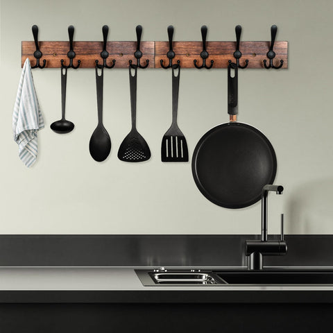 IBosins coat rack with coats and bags illustrating everyday organization.
