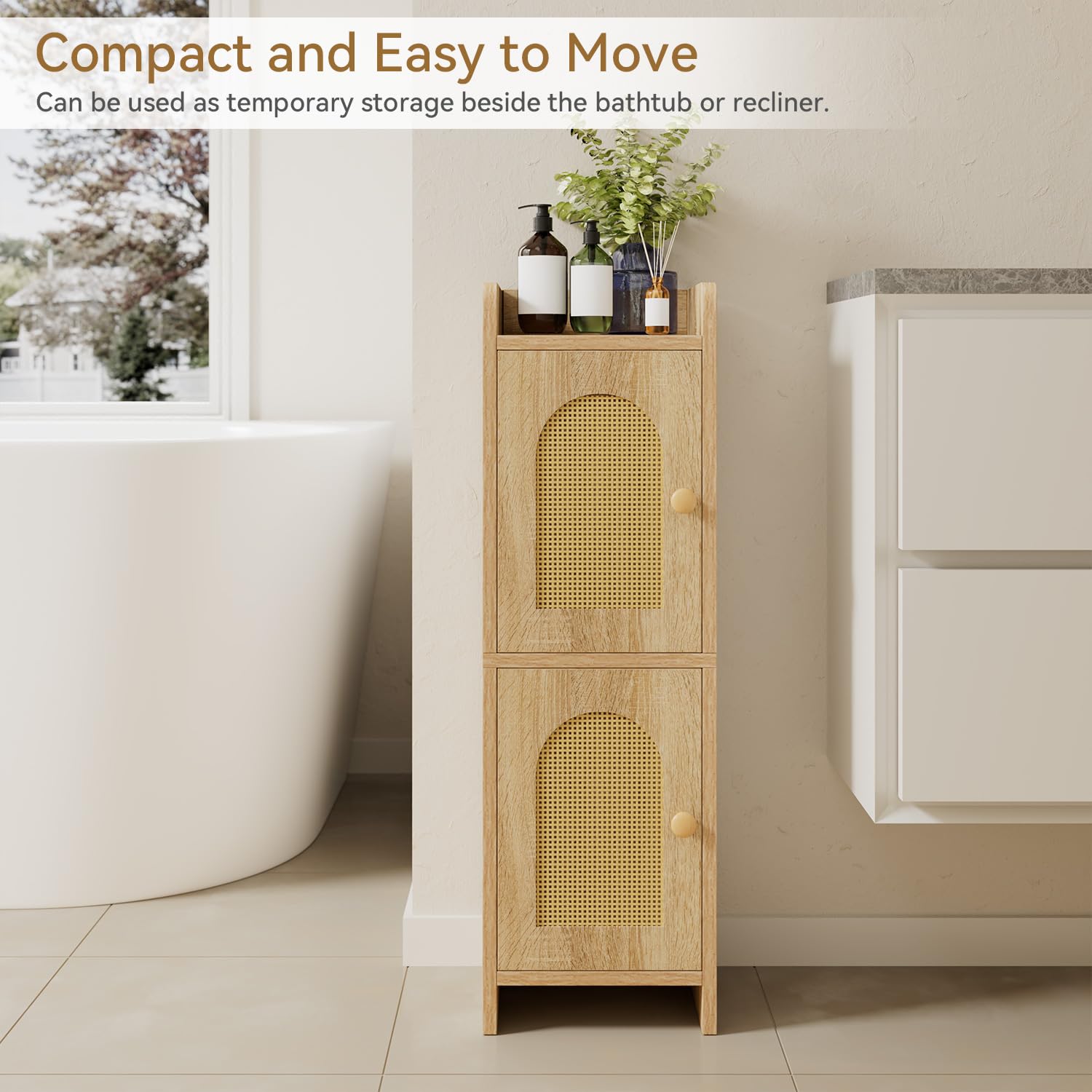 IBUYKE durable MDF construction suitable for bathroom use
