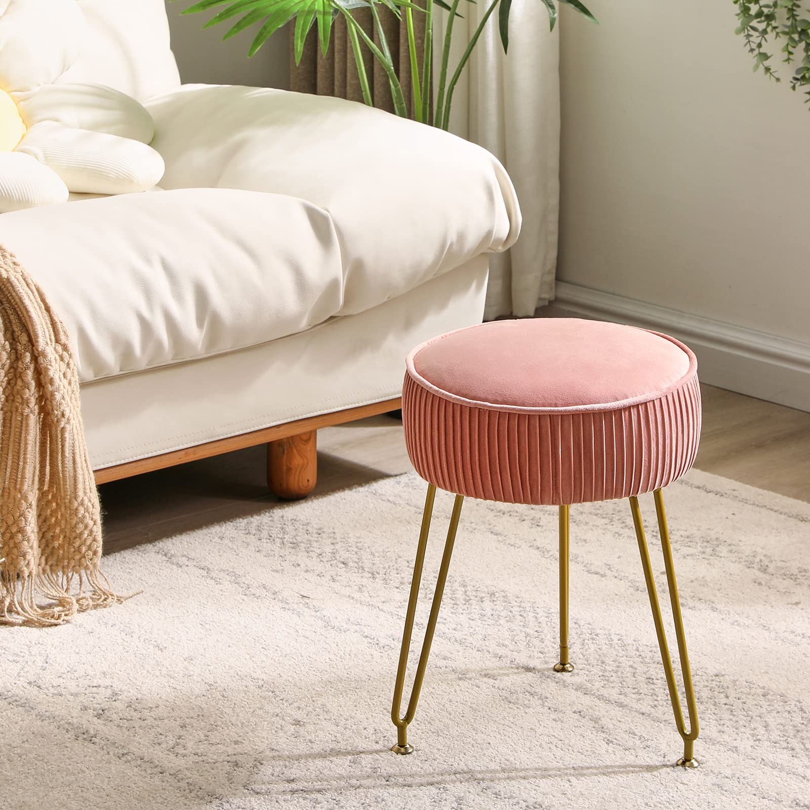 IBUYKE easy-assembly stool with three legs
