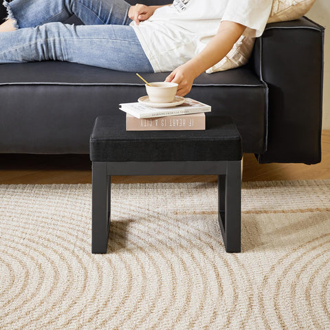 IBUYKE entryway shoe stool image highlights versatile placement in living spaces