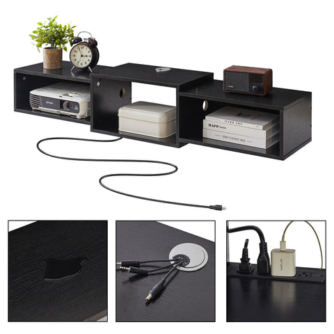 IBUYKE modern floating design saves floor space and complements any room.