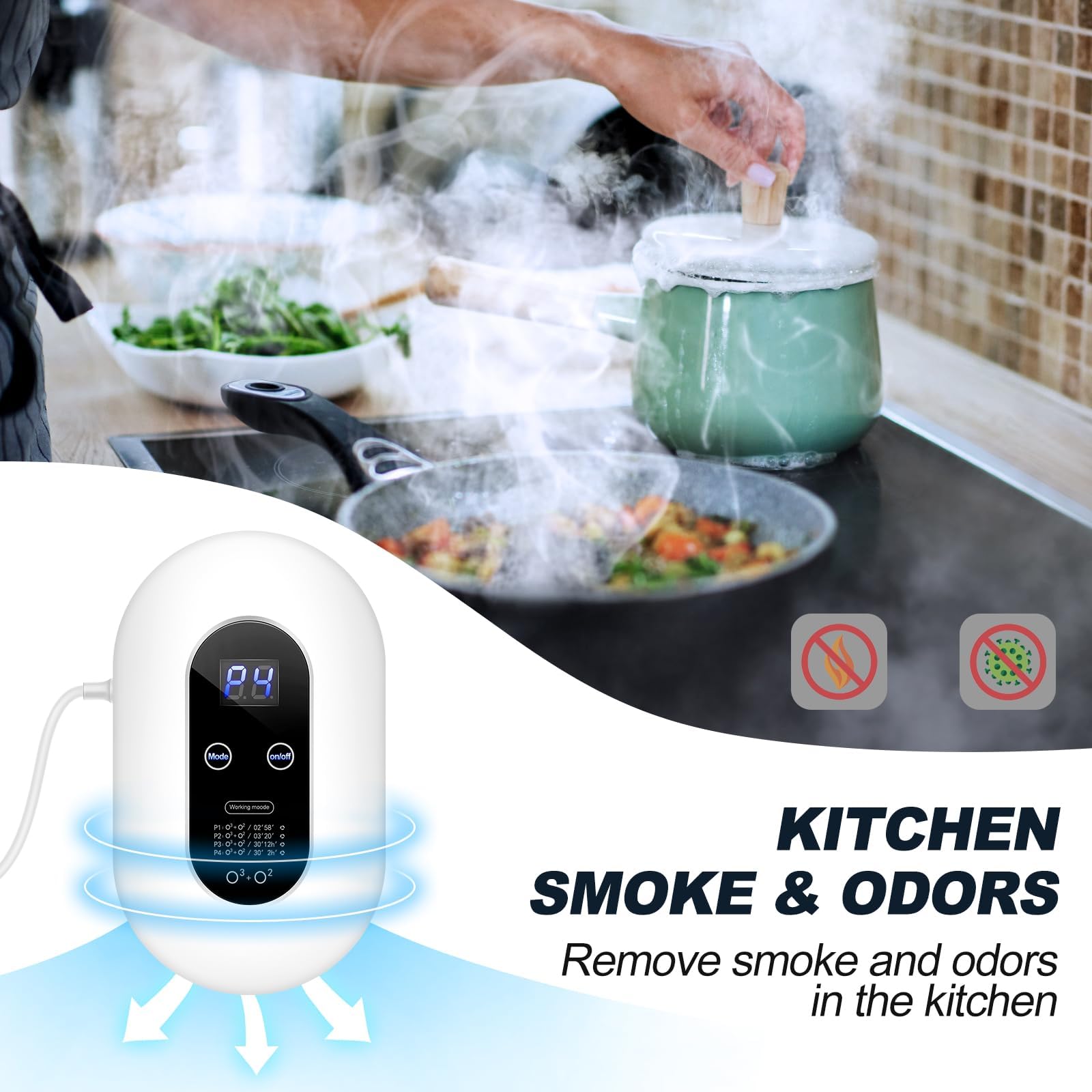 ICARE in-use kitchen scenario targeting cooking smells