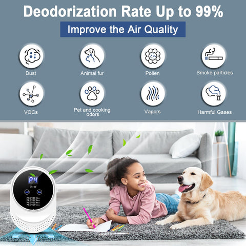 ICARE ozone odor eliminator helps keep pet areas smelling fresh.