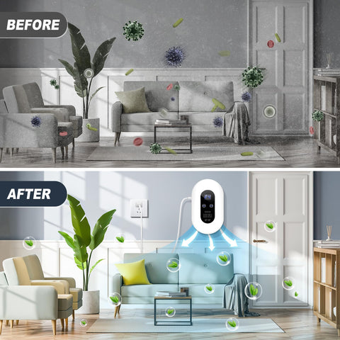 ICARE ozone eliminator plug-in design for easy setup