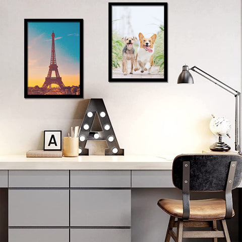 icariery 11x17 frame set packaging showing peel-off protective film for safe handling