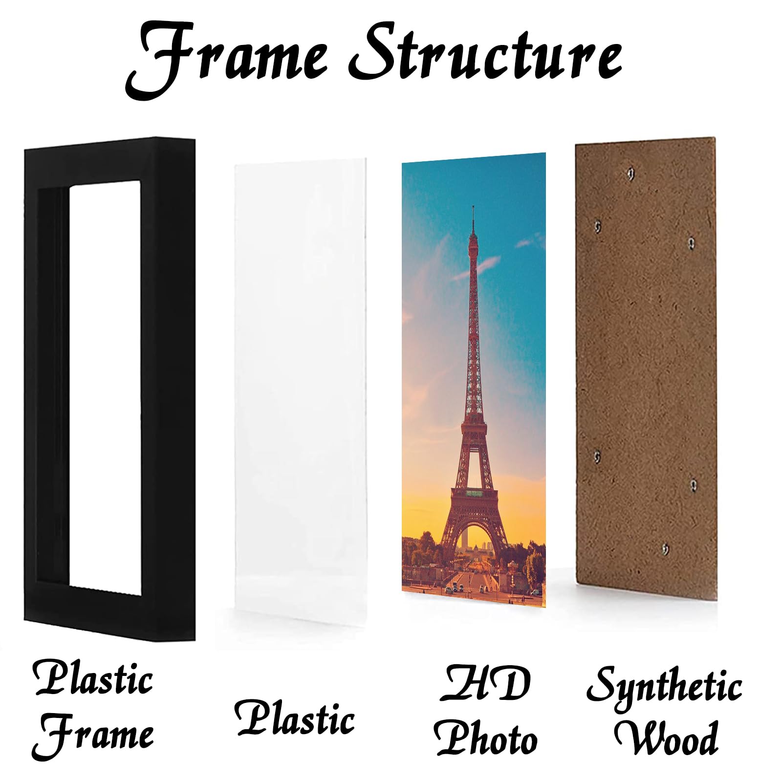 icariery 11x17 frame set wall display demonstrates versatile portrait and landscape layout