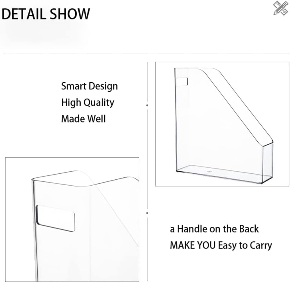 ICCGBHGO clear plastic rack with smooth edges for safe use.