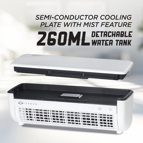 IceBox detachable water tank for misting on demand