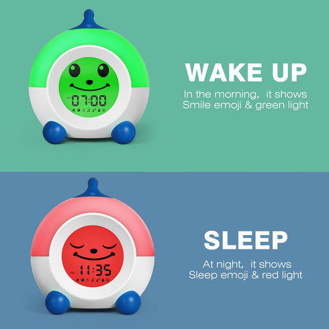 I·CODE Ok to Wake clock green wake light signals morning readiness