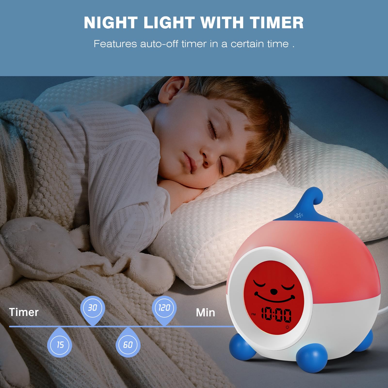 I·CODE Ok to Wake clock nap timer supports short rests