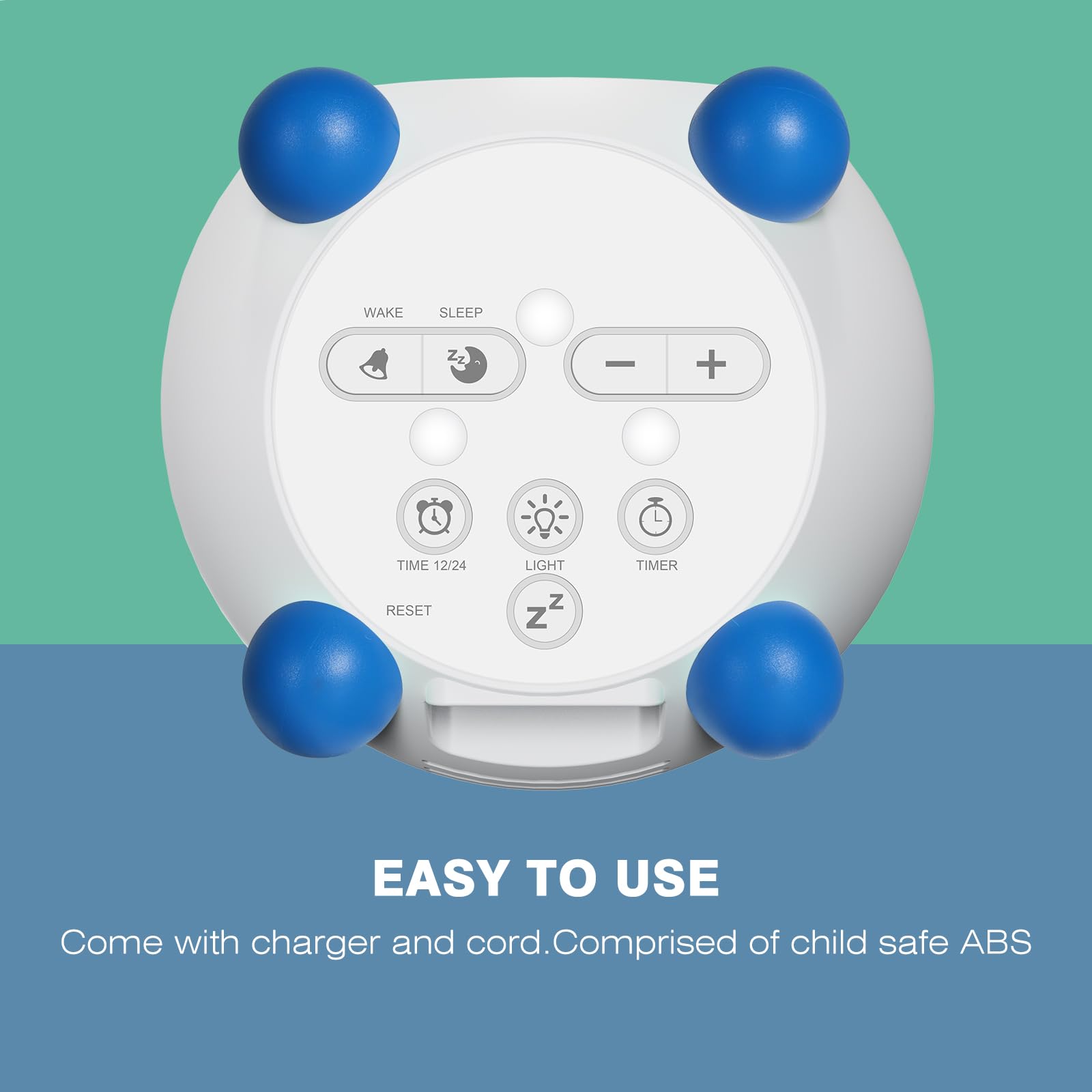 I·CODE Ok to Wake clock sleep timer with adjustable durations