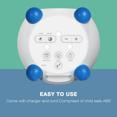 I·CODE Ok to Wake clock sleep timer with adjustable durations