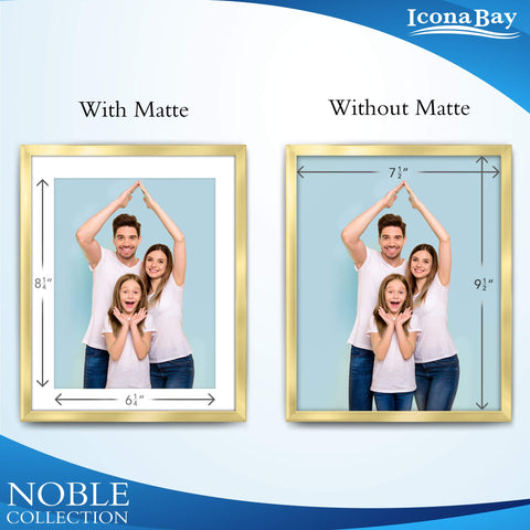 Icona Bay Noble Collection 8x10 frame gold mat detail