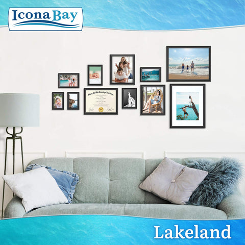 Icona Bay frame with kickstand supports both portrait and landscape layouts