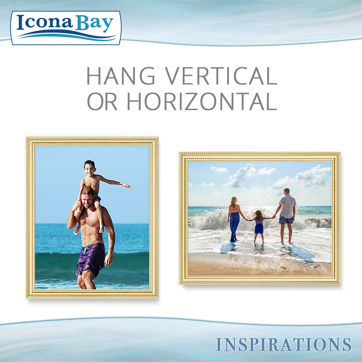 Icona Bay Inspirations Collection in gold adds timeless style.