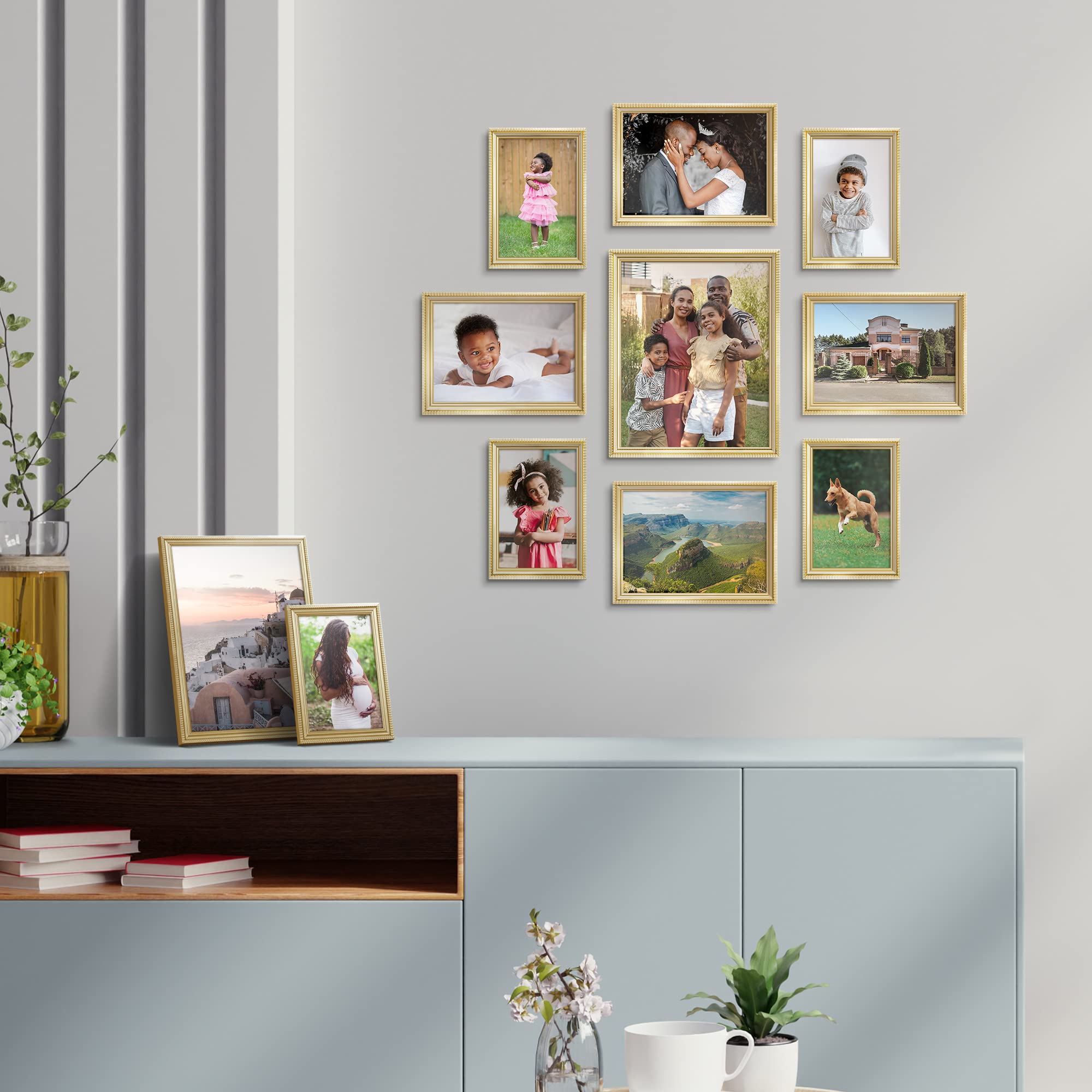 Icona Bay PS resin frame delivers wood-like look and durable finish.