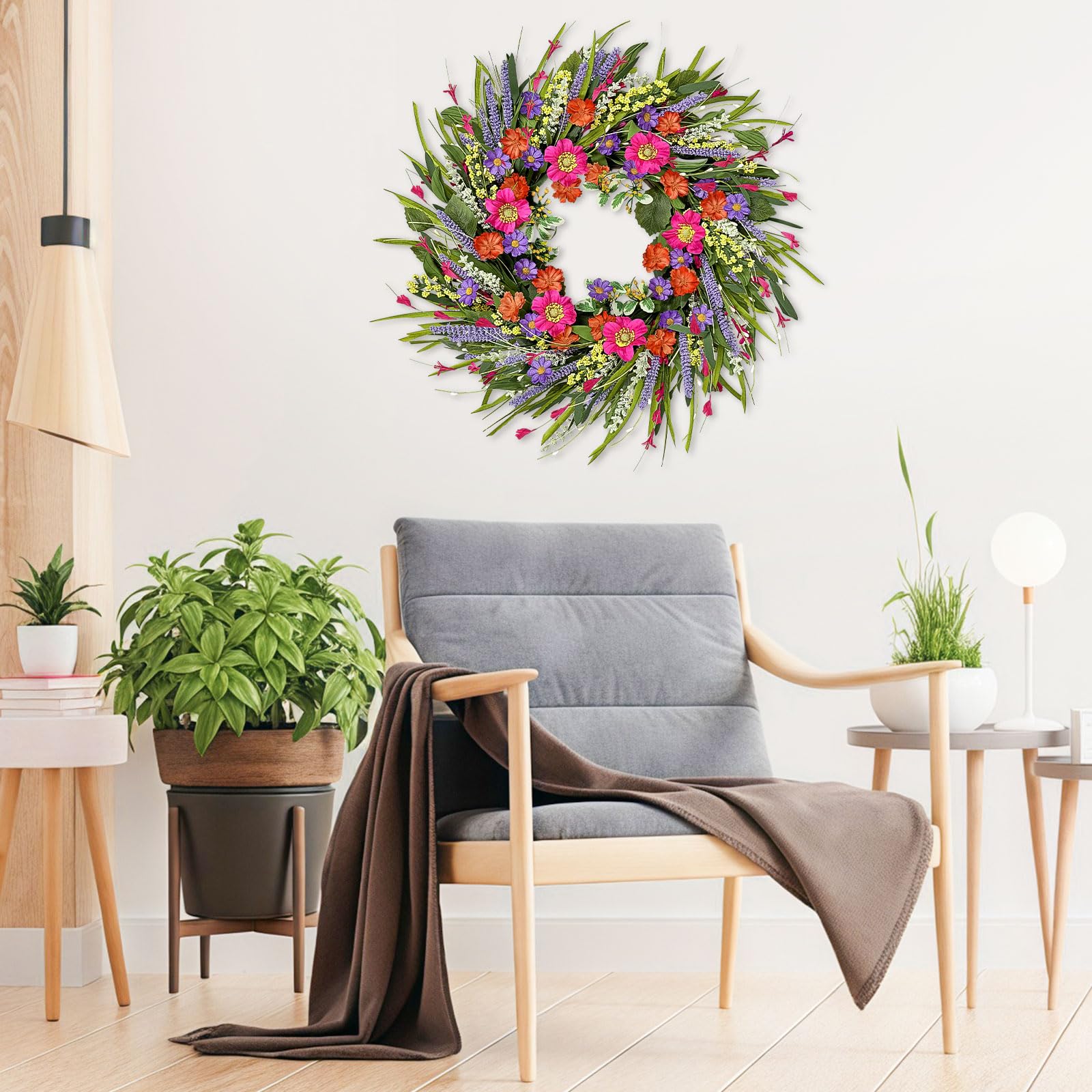 ICX versatile year-round decor ideal for front doors, walls, or windows.