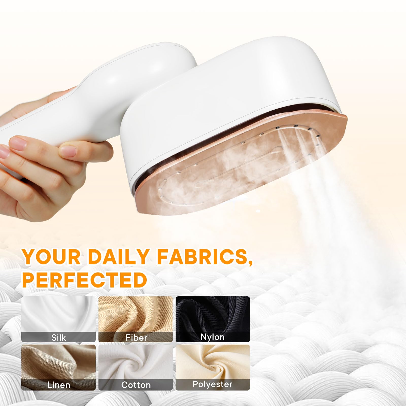 IDACYRIA steamer with storage bag for organized packing