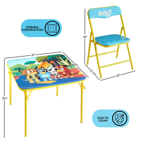 Idea Nuova Bluey design adds cheerful decor to the playroom.