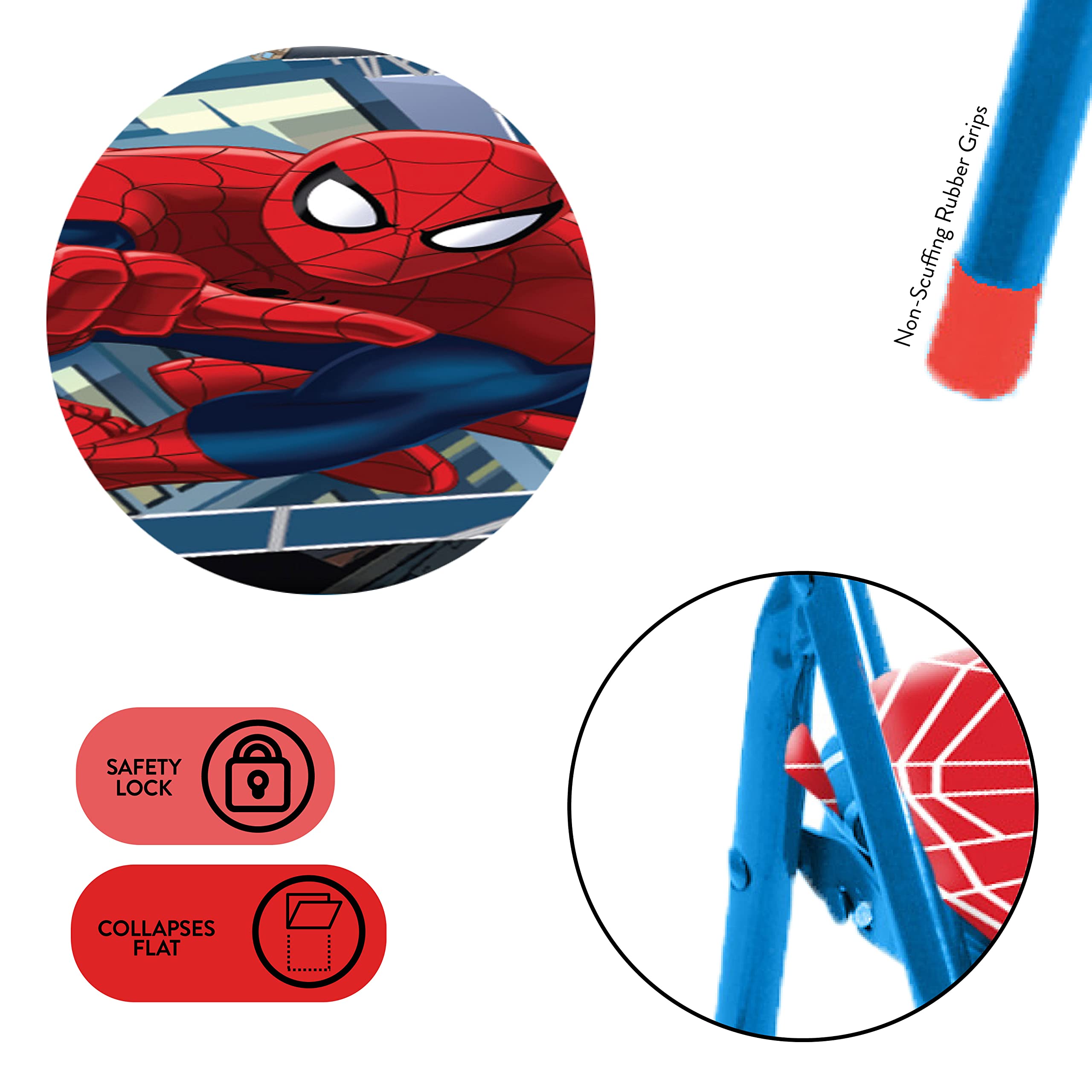 Idea Nuova Spider-Man colorful design brightens the playroom