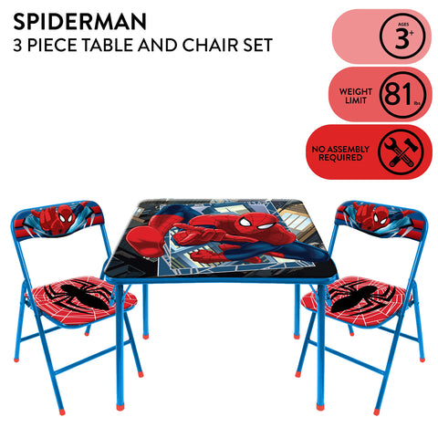 Idea Nuova Spider-Man folding chair, lightweight for easy setup